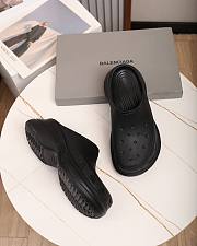 Balenciaga Crocs Rubber Mules in Black - 5