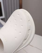 Balenciaga Crocs Rubber Mules in White - 6