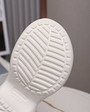 Balenciaga Crocs Rubber Mules in White - 5