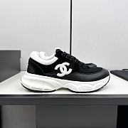 Chanel CC Logo Sneaker Black White CC 2412 - 5
