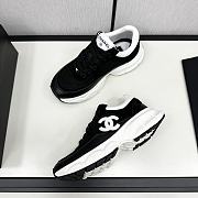 Chanel CC Logo Sneaker Black White CC 2412 - 4