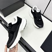 Chanel CC Logo Sneaker Black White CC 2412 - 2