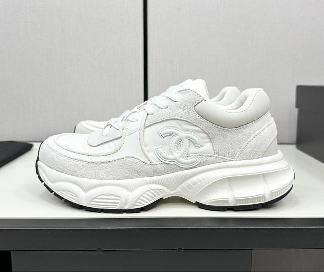 Chanel CC Logo Sneaker White CC 2412 - 1