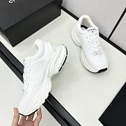 Chanel White White Low Top Sneakers - 4