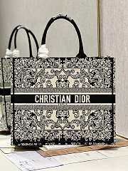 Dior Book Tote Bag Black Size 42x35x18CM - 1