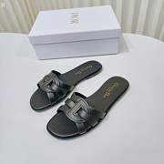 Dior Dway Slide White Leather D5647-01 - 6