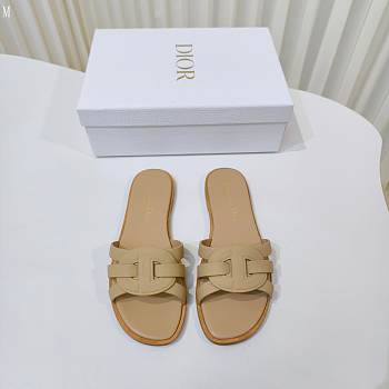Dior Dway Slide White Leather D5647-02