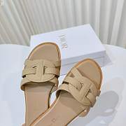 Dior Dway Slide White Leather D5647-02 - 6