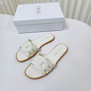 Dior Dway Slide White Leather D5647-03 - 3