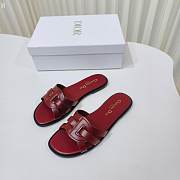 Dior Dway Slide White Leather D5647-04 - 2