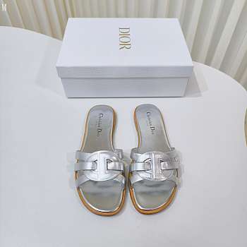Dior Dway Slide White Leather D5647-05