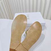 Dior Dway Slide White Leather D5647-06 - 2