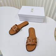 Dior Dway Slide White Leather D5647-07 - 6