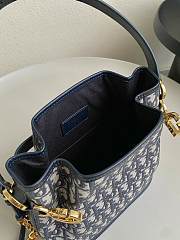 Dior Cest Bag Blue Navy Size 24x10x24CM - 4