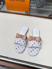 LV x TM Monogram Flat Slide White 287002 - 2