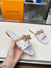 LV x TM Monogram Flat Slide White 287002 - 4