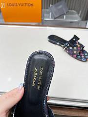 LV x TM Monogram Flat Slide Black 287002 - 5