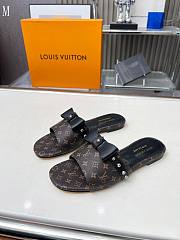 LV x TM Monogram Flat Slide Brown 287002 - 3