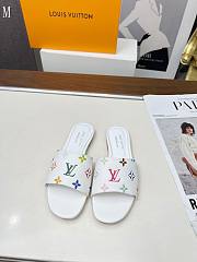 LV x TM Monogram Flat Slide White 287003 - 4