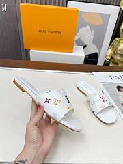 LV x TM Monogram Flat Slide White 287003 - 5
