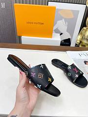 LV x TM Monogram Flat Slide Black 287003 - 6