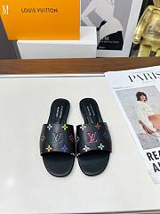LV x TM Monogram Flat Slide Black 287003 - 5
