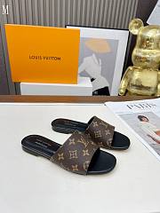 LV x TM Monogram Flat Slide Brown 287003 - 5