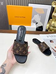 LV x TM Monogram Flat Slide Brown 287003 - 2