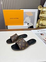 LV x TM Monogram Flat Slide Brown 287003 - 3