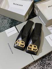 Balenciaga Leather Black Mules D95 - 1