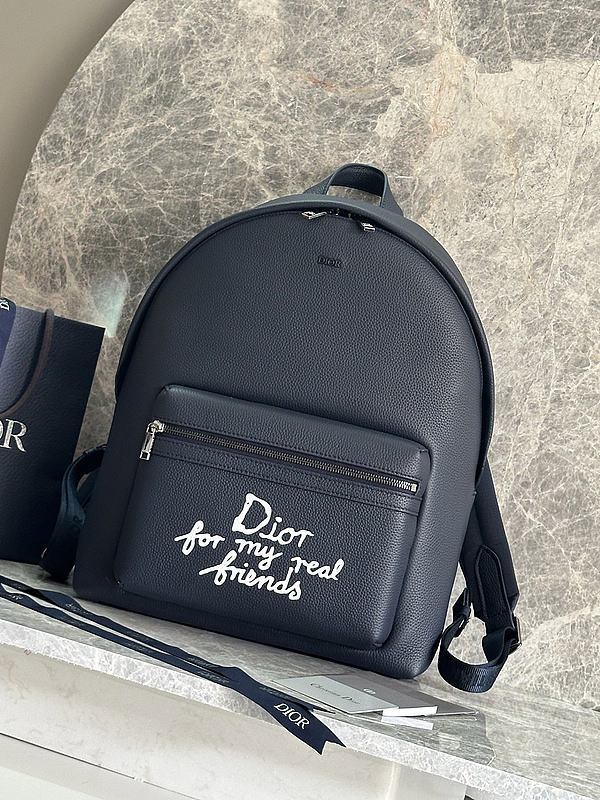Dior And Hylton Nel Bifold Navy Blue Backpack 32x43x19cm - 1
