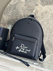 Dior And Hylton Nel Bifold Navy Blue Backpack 32x43x19cm - 5