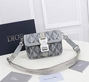 Dior Hit The Road Bag Canvas Gray Size 19x11x4cm - 3