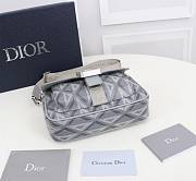 Dior Hit The Road Bag Canvas Gray Size 19x11x4cm - 4