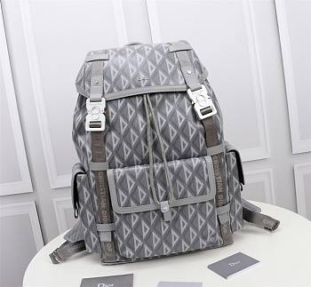 Dior Hit the Road CD Bag Canvas Gray Size 43x51x20cm