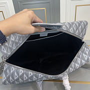 Dior Ingot Travel 50 Bag Canvas Gray Size 25x50x21cm - 6