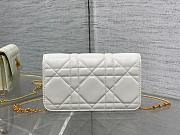 Dior Miss Caro Pouch Chain White Size 19x11x14CM - 6