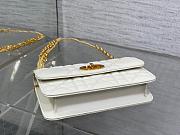 Dior Miss Caro Pouch Chain White Size 19x11x14CM - 5