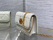 Dior Miss Caro Pouch Chain White Size 19x11x14CM - 4