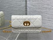 Dior Miss Caro Pouch Chain White Size 19x11x14CM - 2