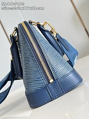 LV Alma BB Denim Blue Size 23x17x11CM - 3