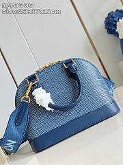 LV Alma BB Denim Blue Size 23x17x11CM - 2