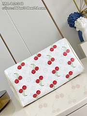 LV Speedy Soft 30 x TM Bag White Cherry Size 30x21x17CM - 6