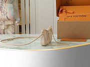 LV Easy Pouch On Strap Creme Bag Size 19x11x3CM - 6