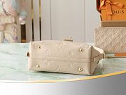 LV Bolsa Carry All PM Creme Bag Size 29x24x12CM - 4