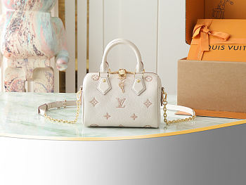 LV Speedy Bandoulière 20 Bag Eden Size 20x13x12CM