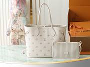 LV Neverfull MM Bag Eden Size 31x14x28CM - 6