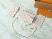 LV Félicie Pochette Bag Eden Size 21x12x3CM - 6