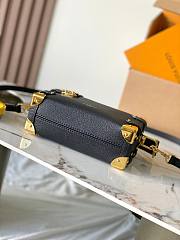 LV Side Trunk MM Bag Black Gold Size 23x16x8CM - 3