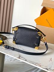 LV Side Trunk MM Bag Black Gold Size 23x16x8CM - 2
